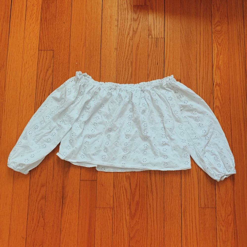 Flowy off the shoulder lace top